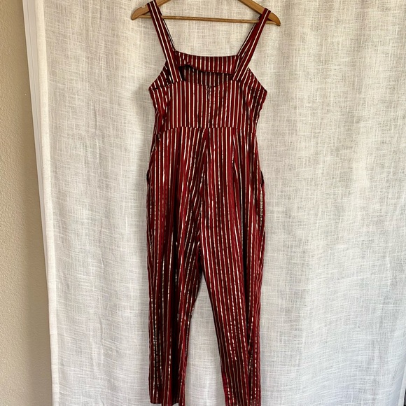 Show Me Your Mumu Striped Yvonne Metallic Jumpsuit - Picture 7 of 12